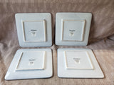 Set of 4 World Market Woodland Animal Salad Plates
