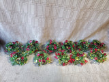 Set of 11 Beaded Napkin Rings
