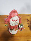 House of Hatten Folk Art Santa with Goose Basket
