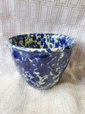 Bennington Pottery Blue Spongeware Small Mixing Bowl (FFF)