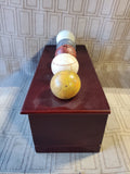 Wooden Sports Ball Trinket Box