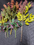 Faux Floral Stem Lot(5)