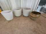 Small Planter Lot, 4-Pieces