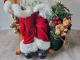 Old World Santa Collection Limited Edition Santa Sitting in Rocking Chair Figurine