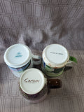 3 Piece Assorted Lot of Coffee Mugs