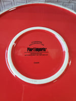 Pier 1 Red Stoneware Pie Dish
