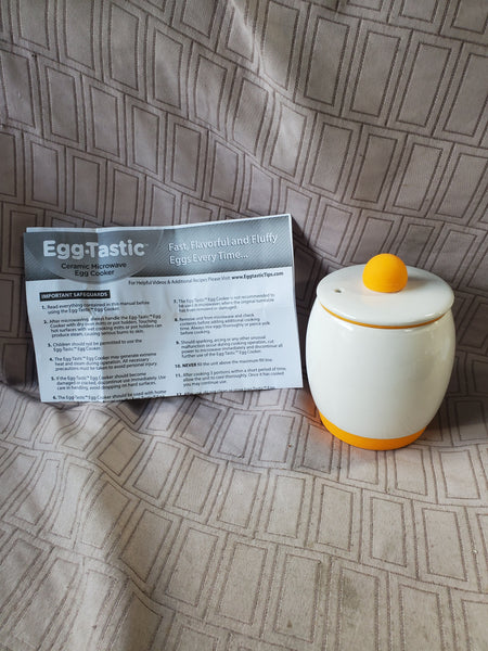 Egg-Tastic Ceramic Microwave Egg Cooker
