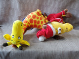 Pair of Giraffe Plush Dolls