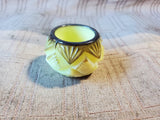 Molded Glass Salt Cellar