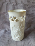 Lenox Reticulated Heart Vase