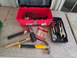 16" Ace Plastic Toolbox Full of Tools
