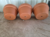 Trio of Terracotta Planter Pots (B)