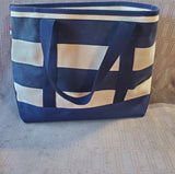 Tommy Hilfiger Striped Canvas Tote Bag