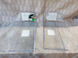 Pair of Plastic Refrigerator Can Dispenser Bin