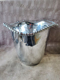 Beatriz Ball Aluminum Organic Pearl Design Rim Ice Bucket