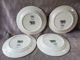 Set of 4 Cracker Barrel "Thanksgiving Traditions" Salad Plates