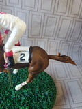 Colonial Downs 2004 Virginia Derby Winning Jockey Figurine