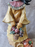Native American Woman Resin Statue