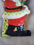 Fitz and Floyd "Holiday Cheer" Santa Plate