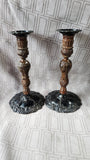 Pair of Metal Candlesticks