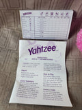 Fuzzy Pink Yahtzee Game UNUSED