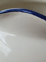 Blue and White Floral Ceramic Planter