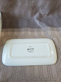 White Ceramic Butter Dish