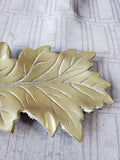 Brass Leaf Trinket Dish