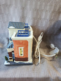 Holiday Time 2009 Traditional Vintage Collection "Walmart Super Center" Lighted House Figurine WORKS