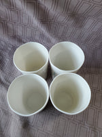 (B) Set of 4 Rae Dunn Melamine by Magenta "Sun" and "Beach" Tumblers