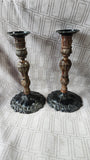 Pair of Metal Candlesticks