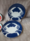 Assorted Lot of Melamine Crab Plates