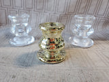 Lot of 3 Tapered Candlesticks