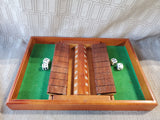 Solid Wood Shut the Box Strategic Numbers Game