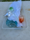 Glass Watering Bulb Lot, 5-Pieces