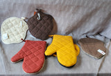 Autumn/Thanksgiving Potholder and Oven Mitt Lot