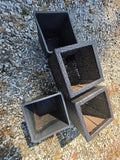 Pair of All-Weather Wicker Planters w/Plastic Inserts