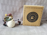 The Boyds Collection Carvers Choice Snowman Figurine
