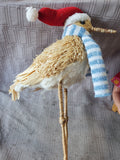 Pair of Beach House Themed Christmas Decor