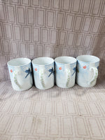 Set of 4 American Atelier at Home "Floral Garden" 5088 Mugs