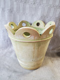 Scalloped Edge Pottery Planter