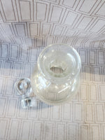 (A) Clear Glass "Claret" Decanter