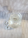 (A) Clear Glass "Claret" Decanter