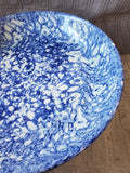 Stovit Blue Spongeware Pasta Bowl