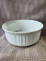 Corning Ware French White Souffle Dish