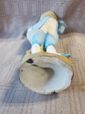Porcelain Boy in Blue Figurine