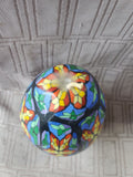 Multi-Colored Egg Shaped Candle
