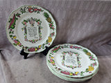 Lot of 5 Gourmet Days of the Week Dinner Plates