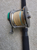Penn Sabre Stroker 6'6" Medium-Heavy Weight Rod w/Vintage Long Beach No. 66 Saltwater Fshing Reel