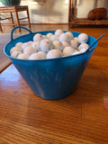 Golf Lot, Bucket of Assorted Practice Balls and Large Zip Bag of Tees